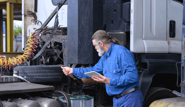 Completing a vehicle check