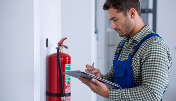 Fire check on tablet