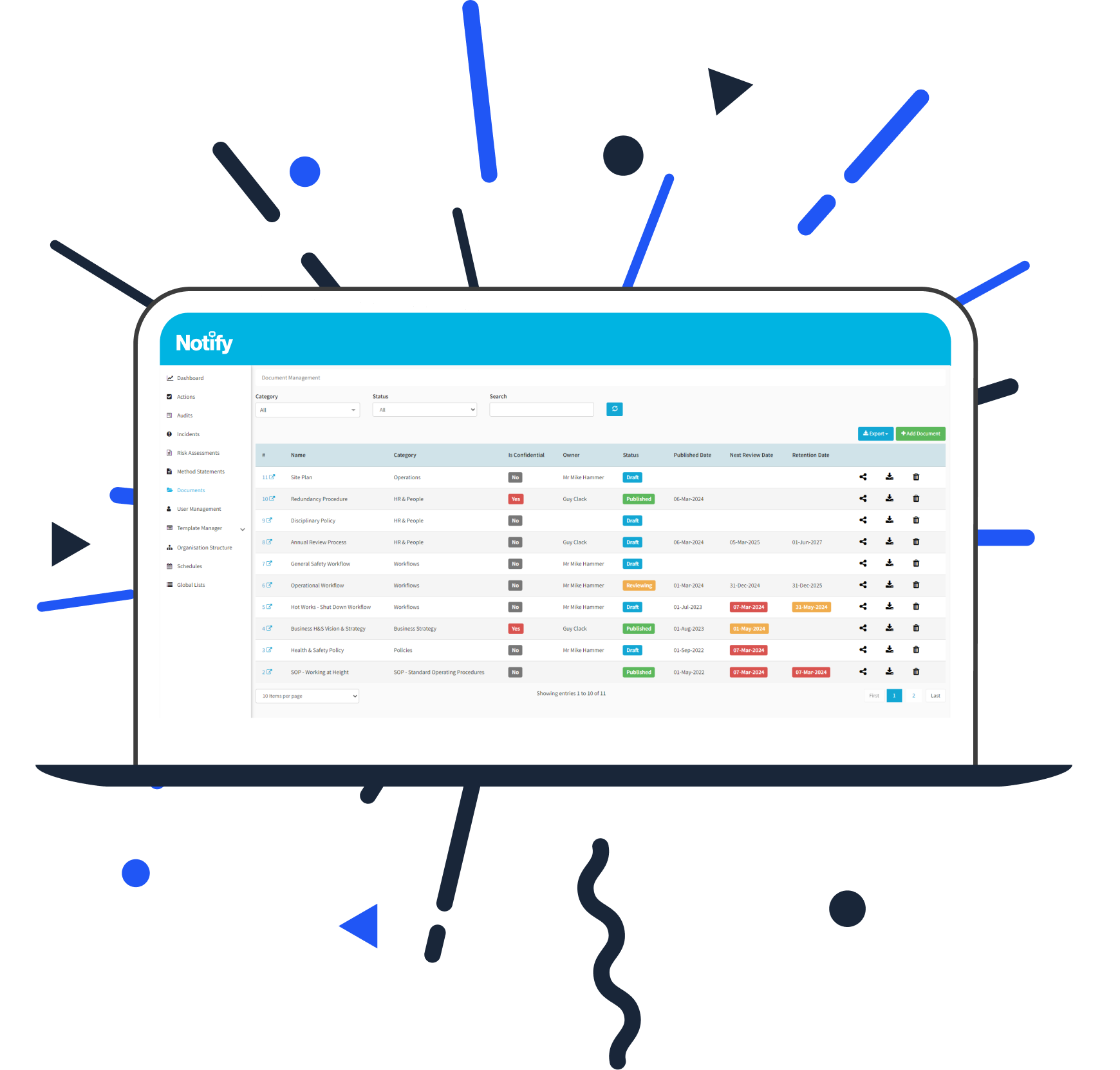 Introducing IOSH CPD approved training, digital document management software and a public API