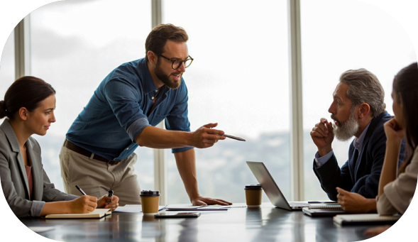 CFO discussing pricing