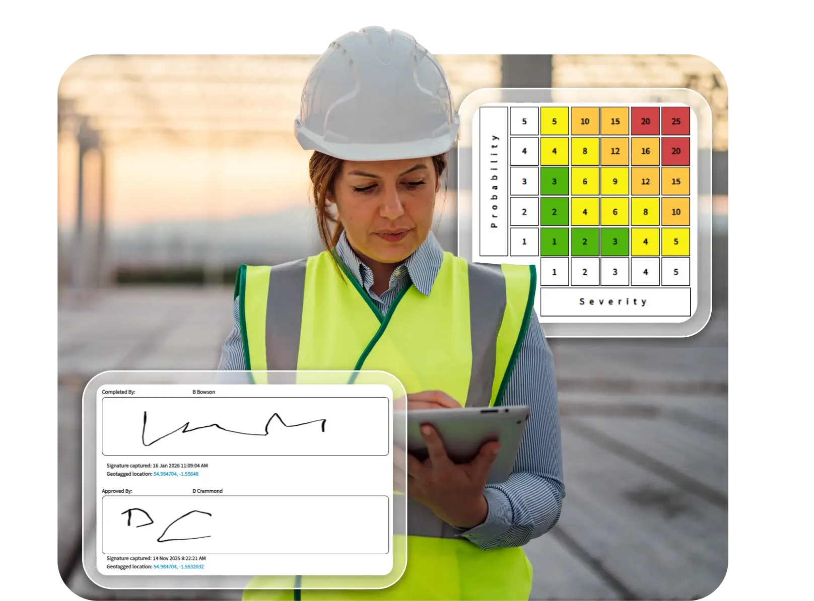 Risk Assessment Software - Matrix and Sign Off