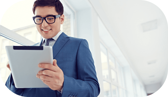 Organised manager with tablet
