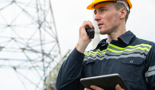 Safety Manager with tablet